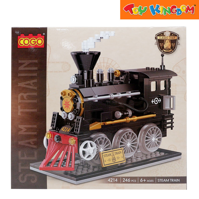 Cogo Classic Train Steam Train Building Blocks