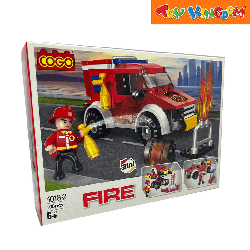 Cogo 3018-2 Fire Building Blocks