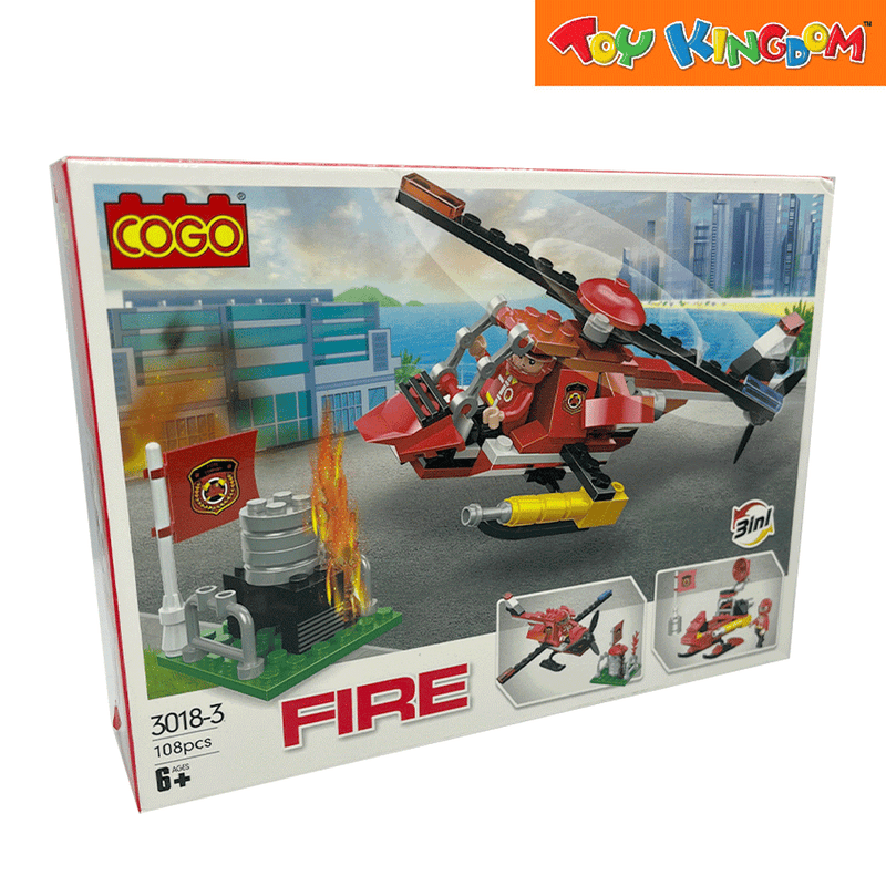 Cogo 3018-3 Fire Building Blocks