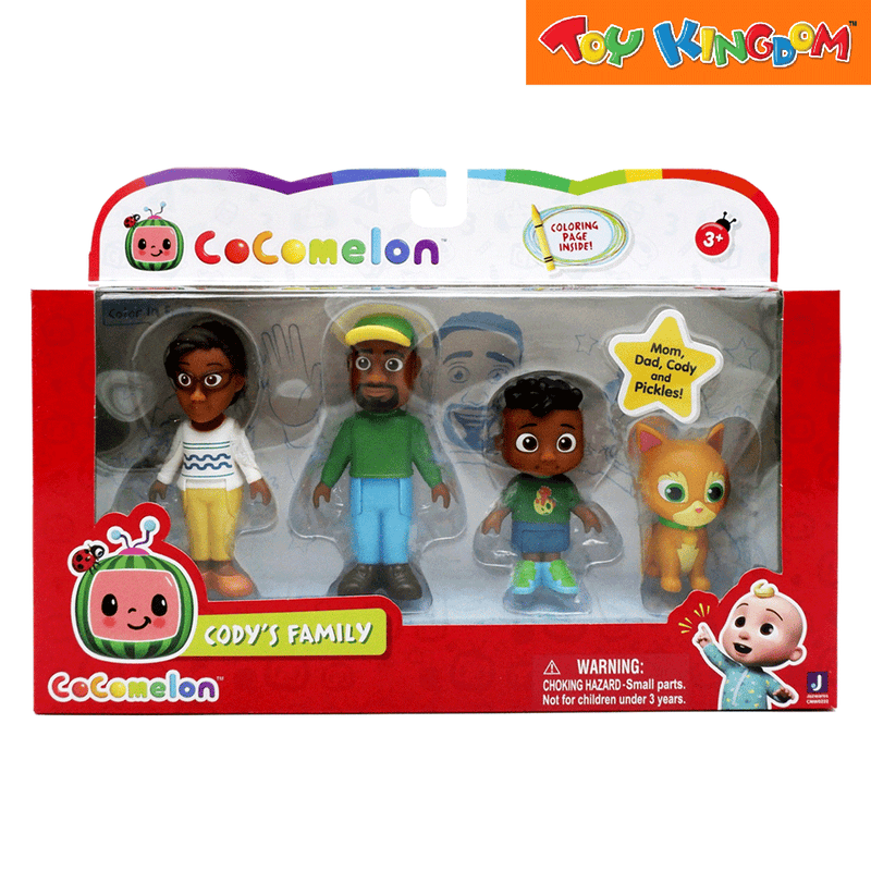 Cocomelon Cody's Family 4 Figures Playset